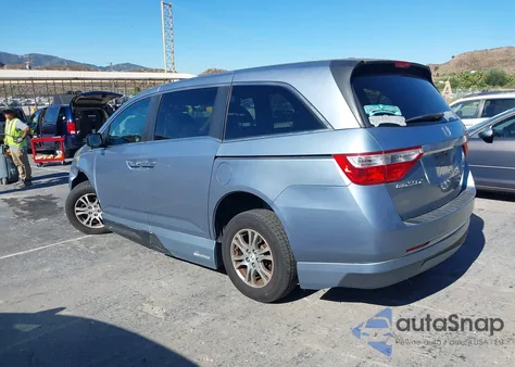 2012 Honda Odyssey Exl z USA, uszkodzony, nr VIN 5FNRL5H60CB007220